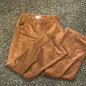 Topshop light corduroy wide leg pants